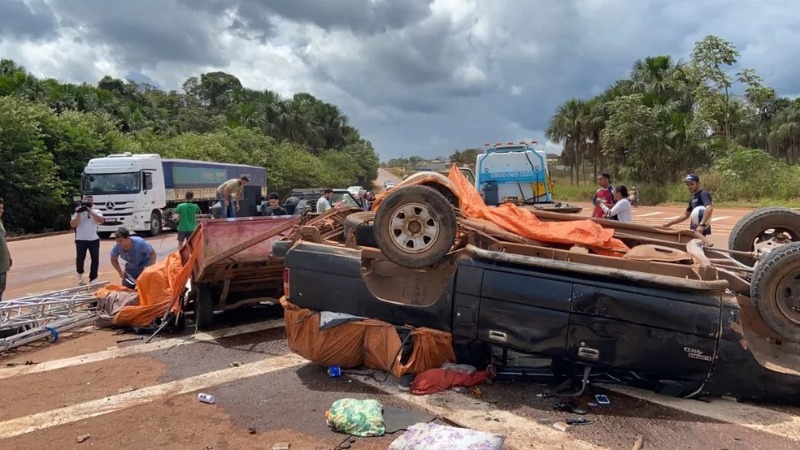 Veja quem são as vítimas do acidente entre caminhonete e duas carretas na  BR-163 em MT - Primeira Hora